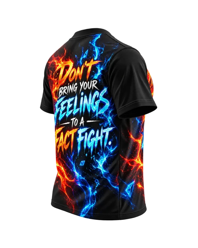 Want It Tee, back, from the side